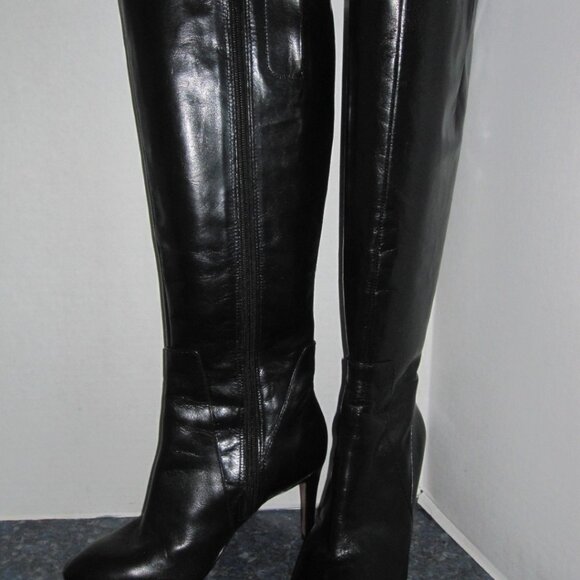 Nine West Knee High Leather "Moyen" Boots - Size 6M. - Picture 3 of 16